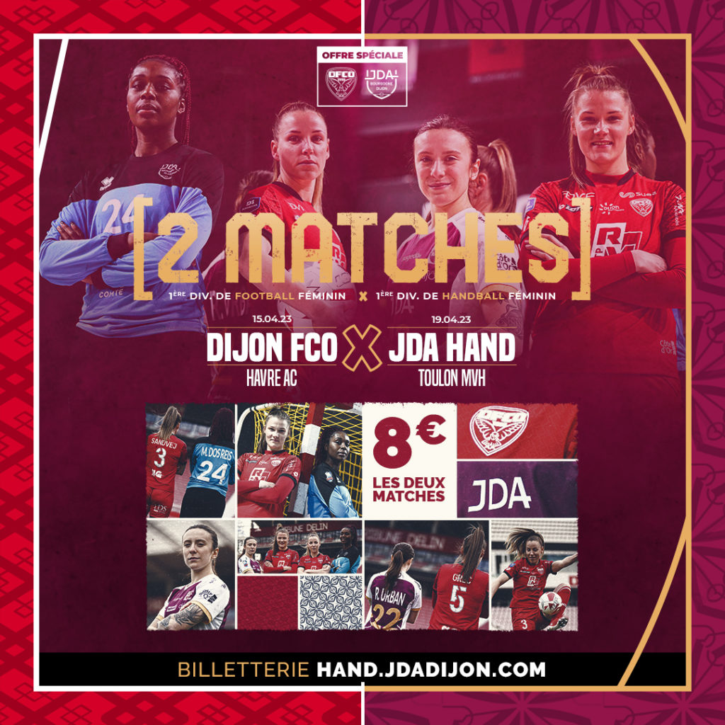 Profitez du pack JDA Dijon – DFCO à 8 euros !