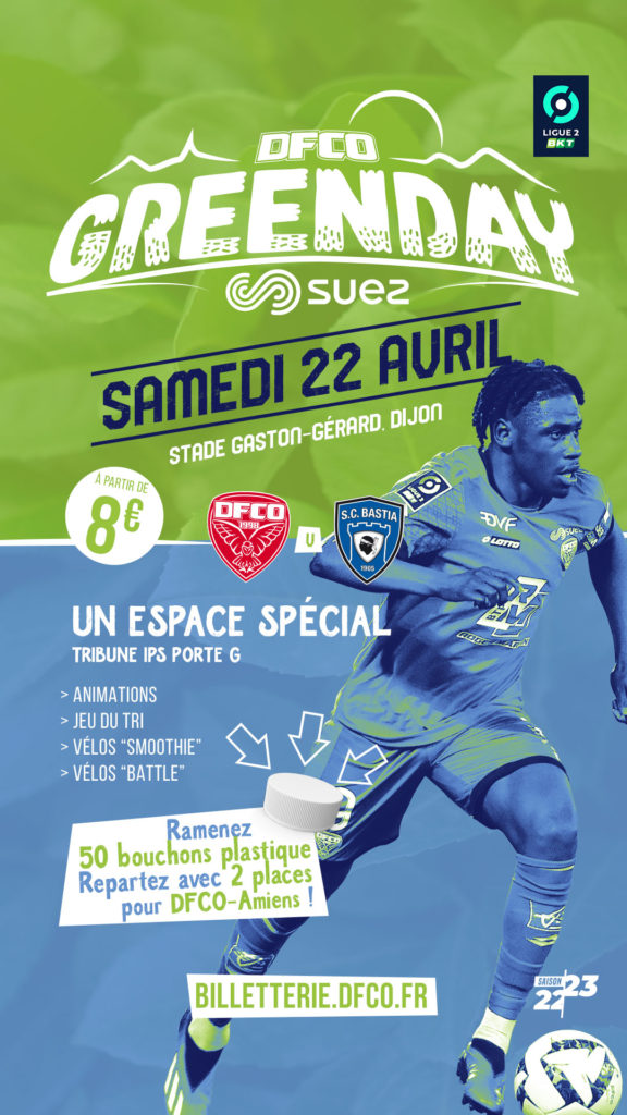 DFCO – Bastia : rendez-vous au GreenDay by Suez !