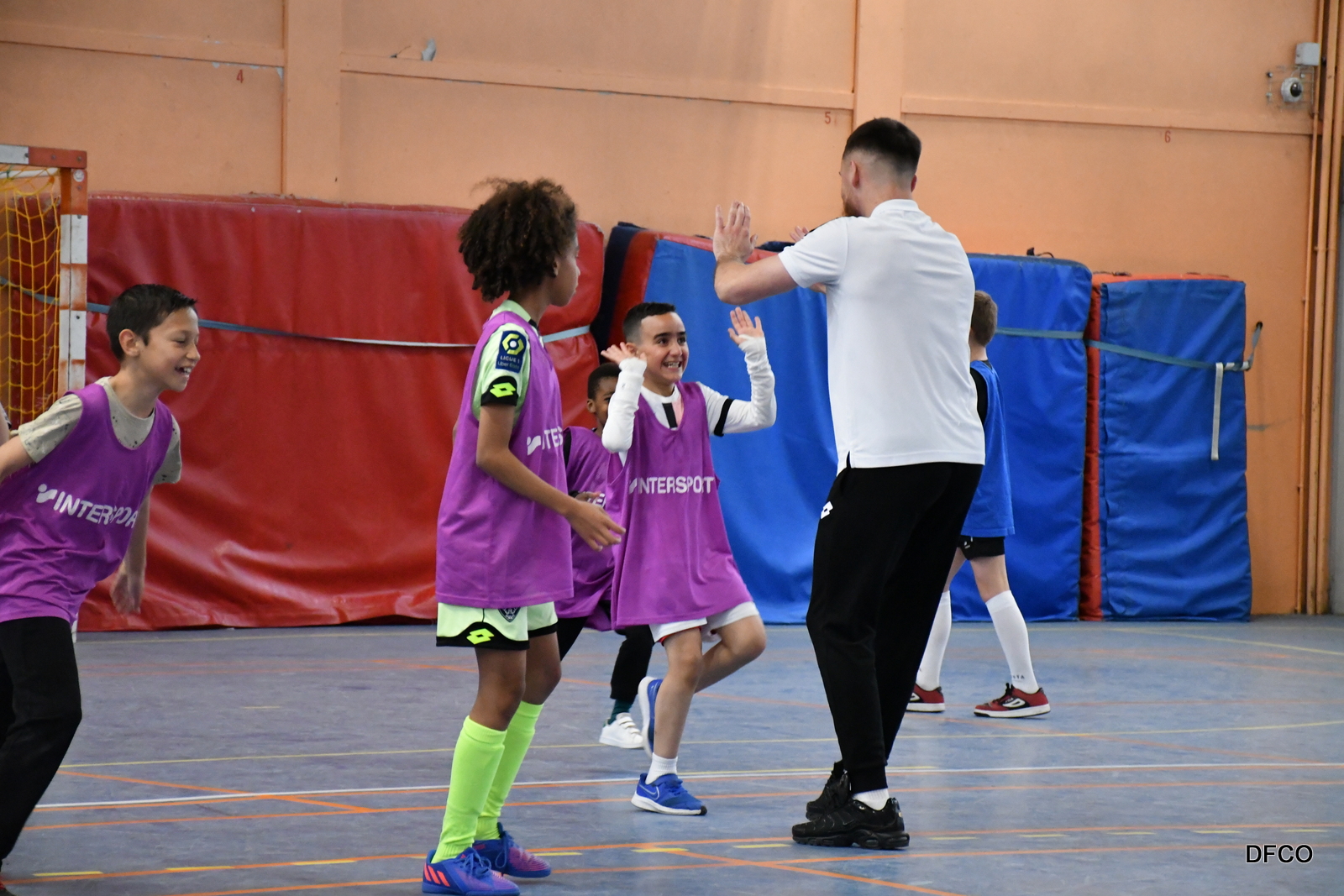 R. Benchaa et T. Roche au dispositif Dijon Sport Découverte