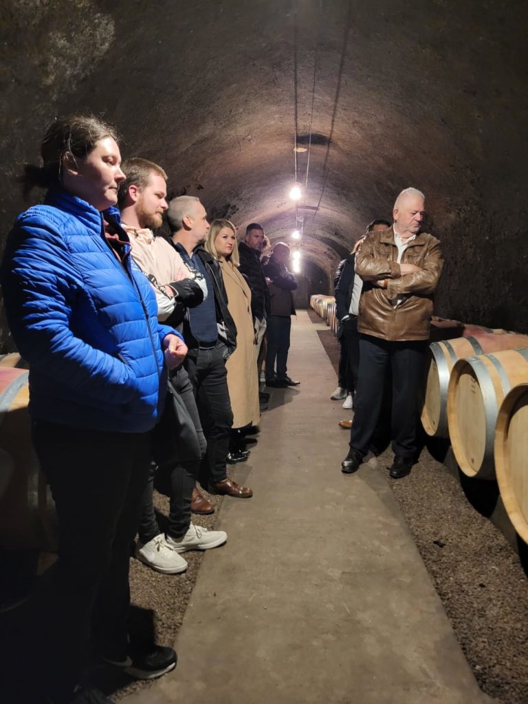Les partenaires en visite à La Maison Louis Latour !