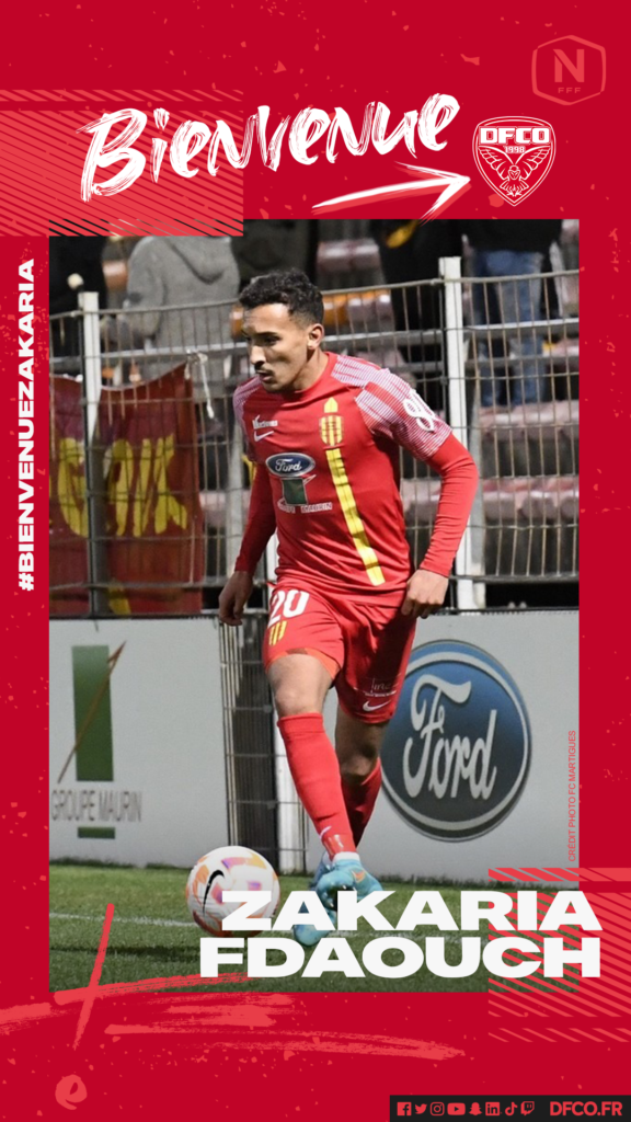 Zakaria Fdaouch va s’engager avec le DFCO
