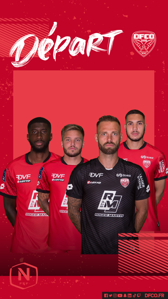 Reynet, Coulibaly, Benchaa et Jacob quittent le DFCO