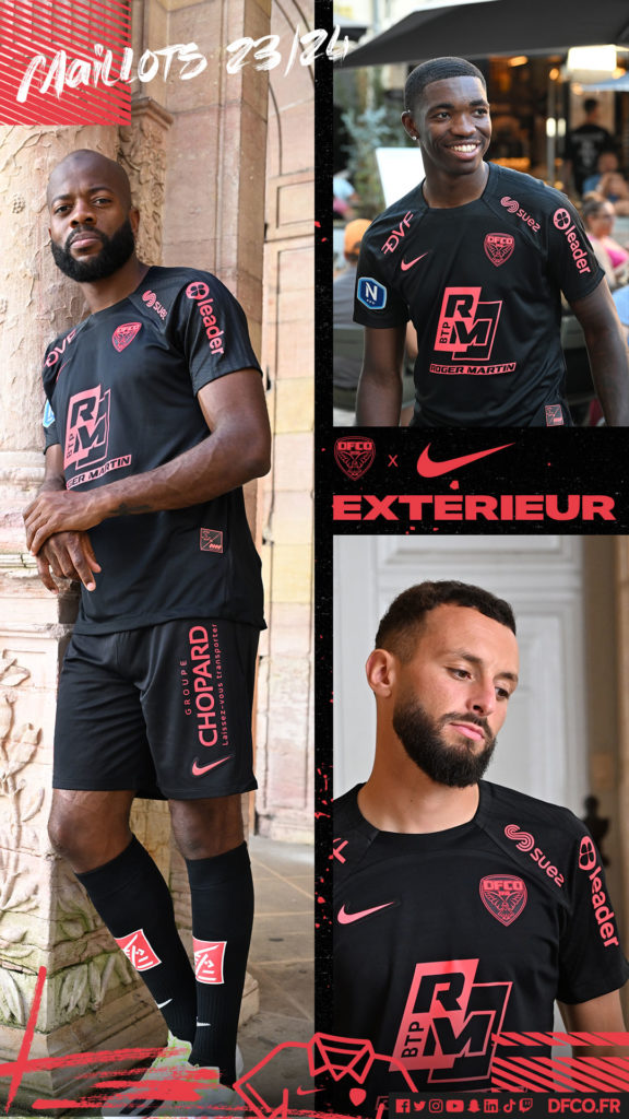 Découvrez le maillot extérieur 2023/2024 du DFCO !