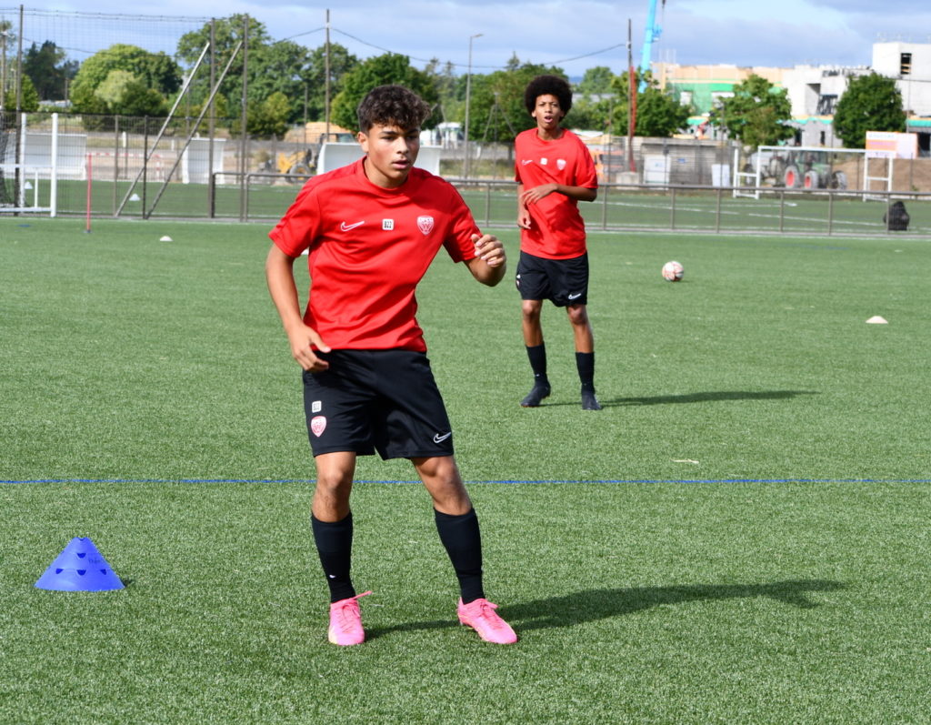 Nassim Dahmani et Luis Puleri en équipe de France U16