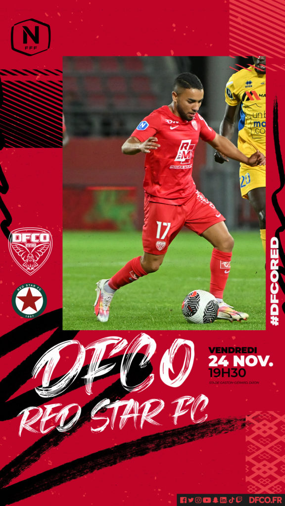 DFCO – Red Star le vendredi 24 novembre 19h30