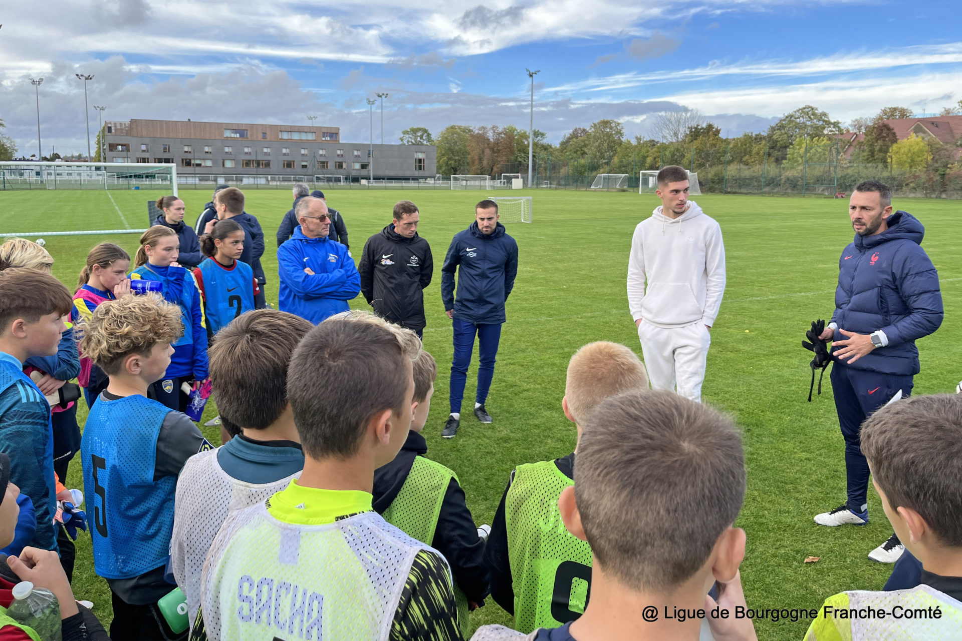 Robin Risser a partagé son expérience auprès de jeunes gardiens