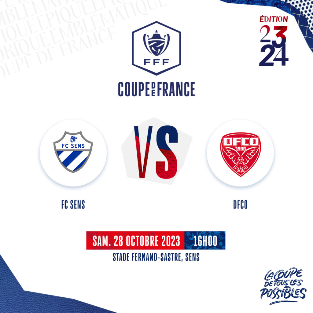 Sens – DFCO le samedi 28 octobre (16h)