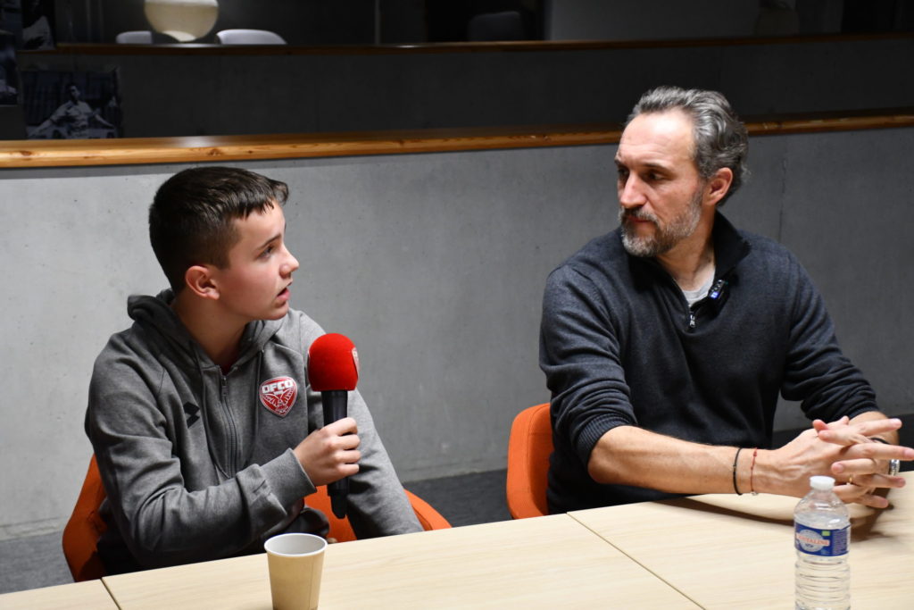 Moment d’échange avec le coach