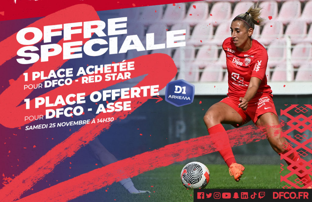 Offre spéciale DFCO : 2 matchs en 1 !