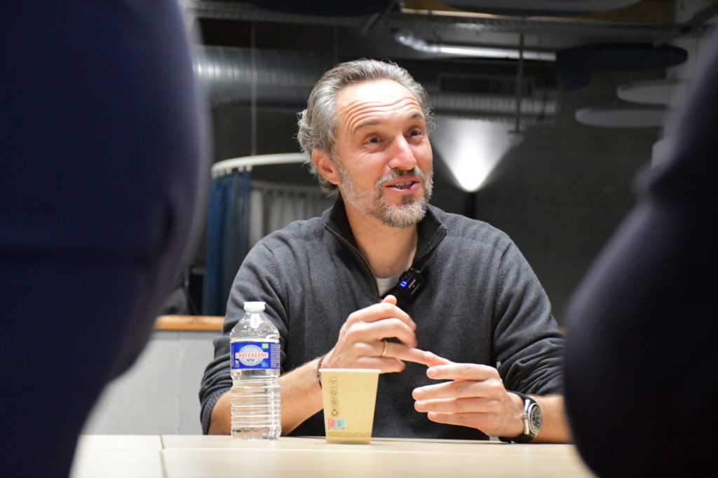 Moment d&rsquo;échange avec le coach