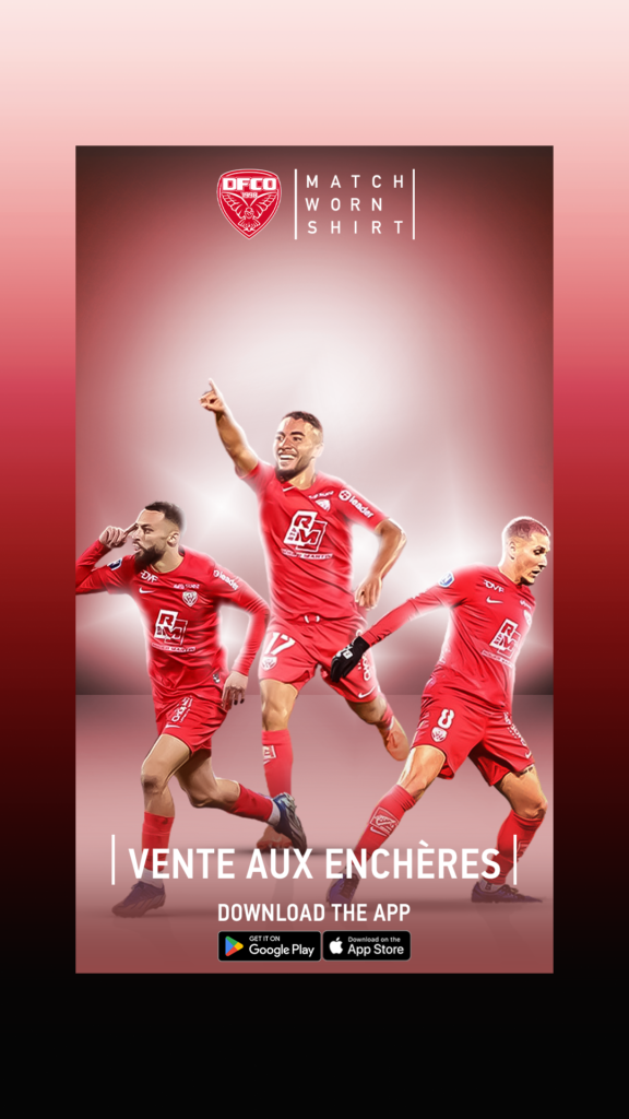 Nouveau partenariat entre le DFCO et MatchWornShirt