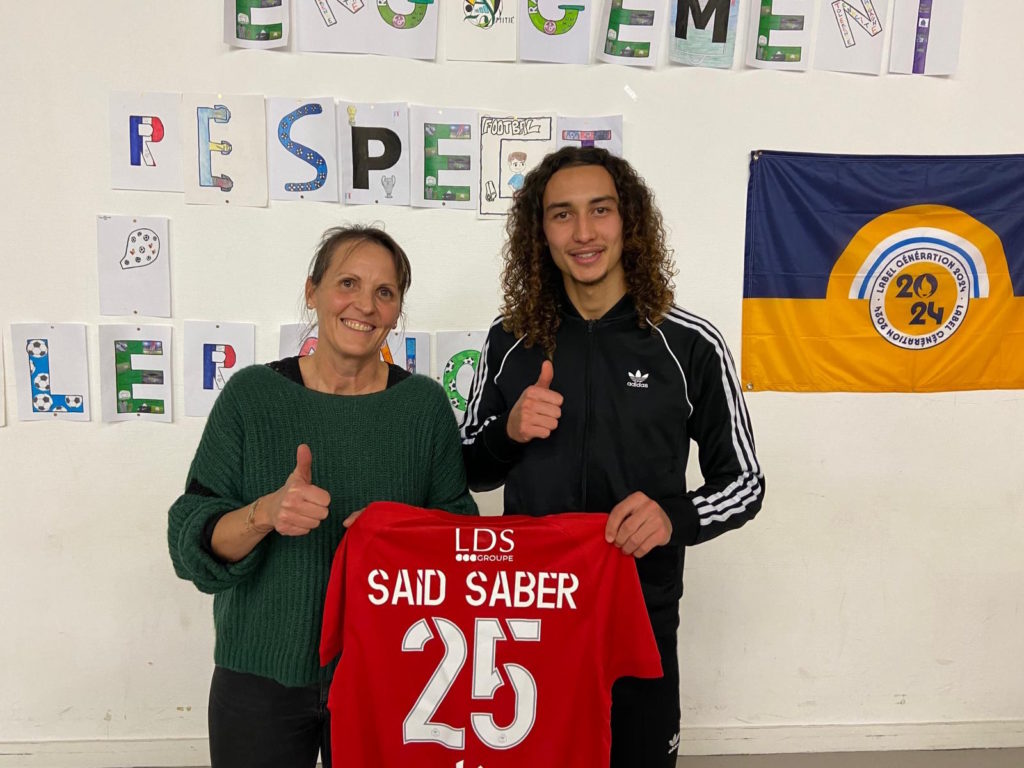 Saïd Saber parrain d&rsquo;une section sportive à Besançon
