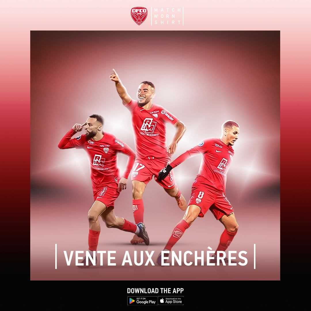 Nouveau partenariat entre le DFCO et MatchWornShirt