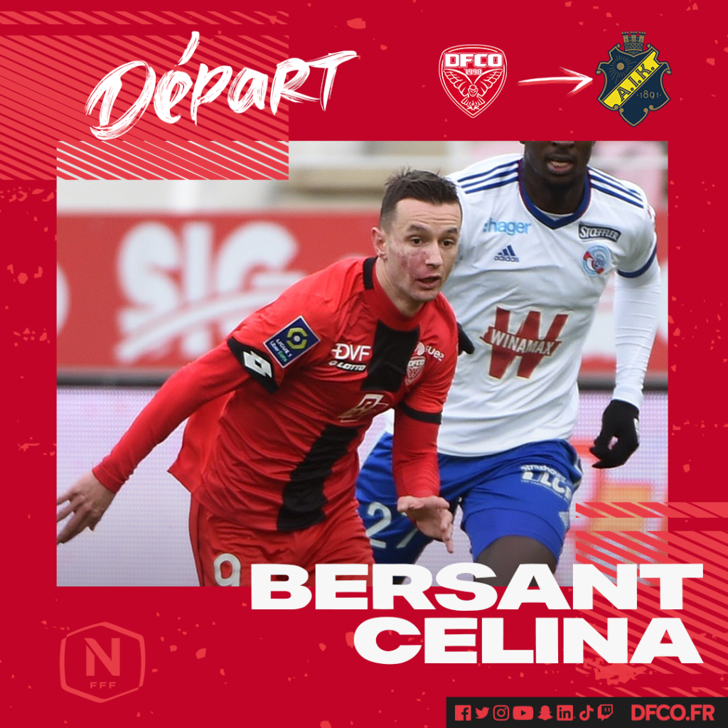 Transfert définitif de Bersant Celina à l&rsquo;AIK Fotboll
