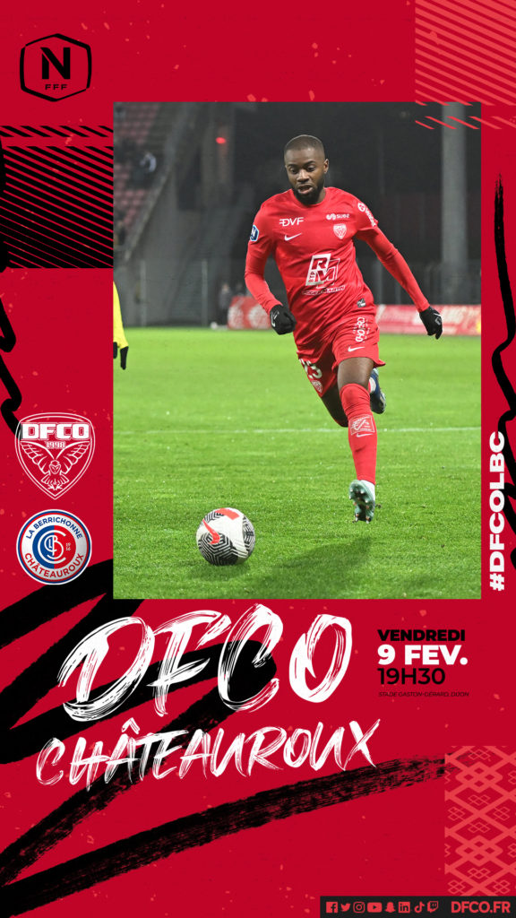 Réservez vos places pour DFCO – Châteauroux !