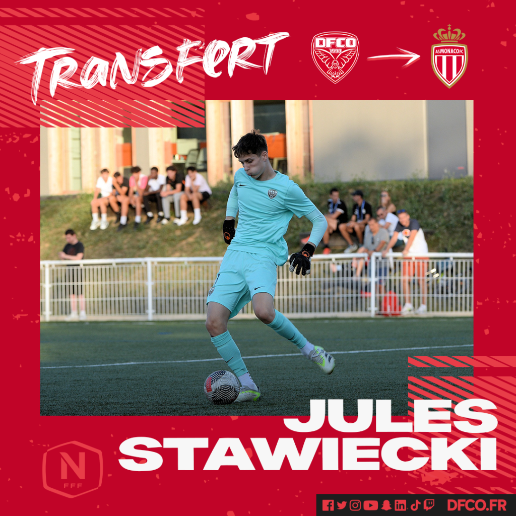 Jules Stawiecki transféré à l’AS Monaco