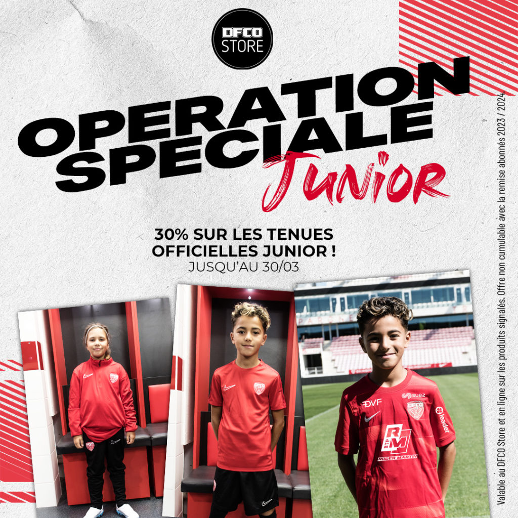 Bons plans junior au DFCO Store !