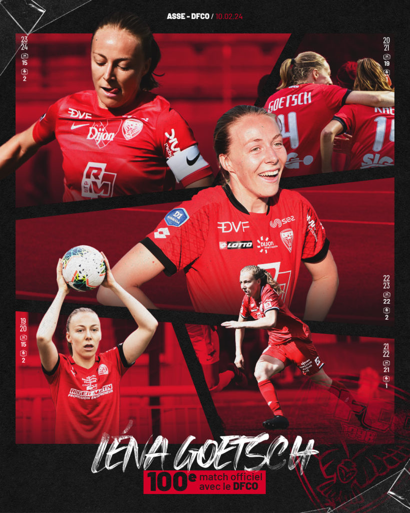 100 matchs en rouge pour Léna Goetsch