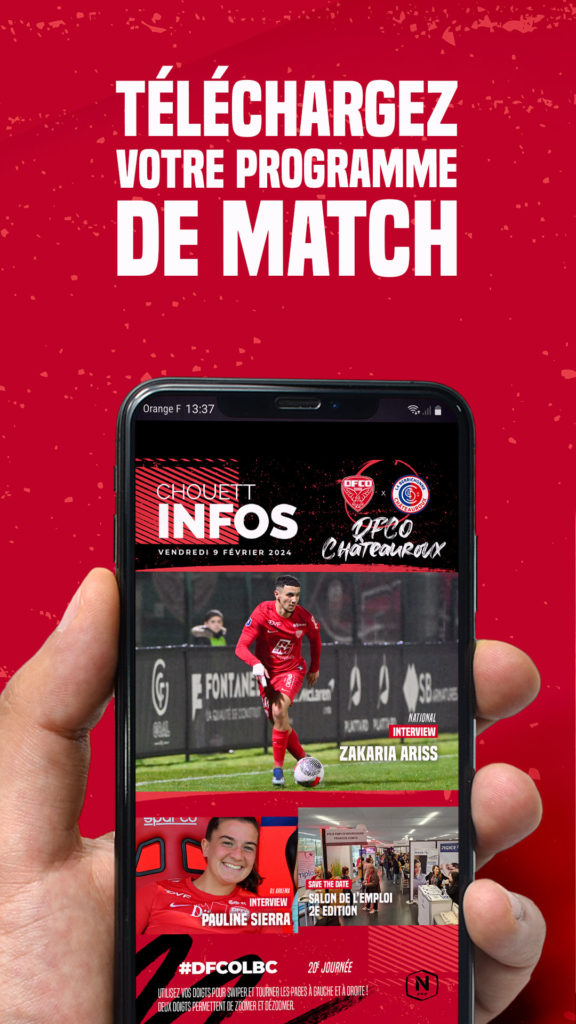 DFCO – Châteauroux : téléchargez Chouett&rsquo;Infos