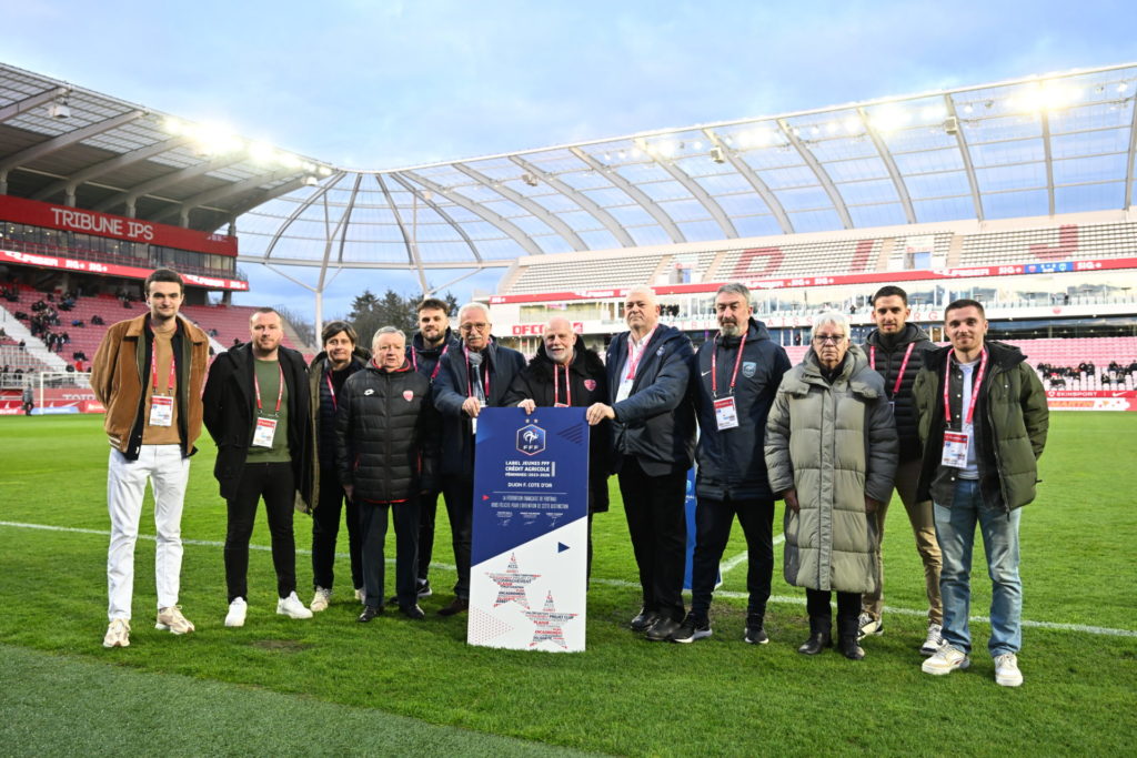 Le DFCO reçoit le label jeunes FFF Crédit Agricole