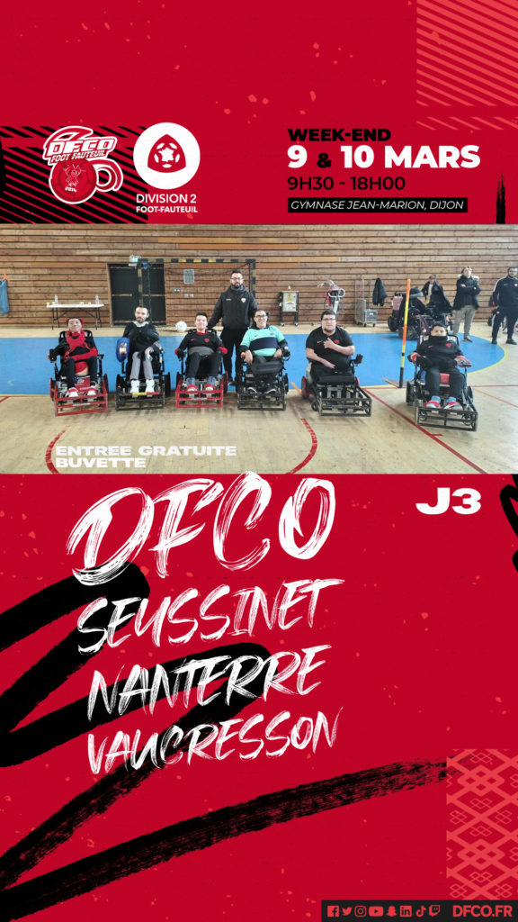 Le DFCO Foot Fauteuil joue à domicile !