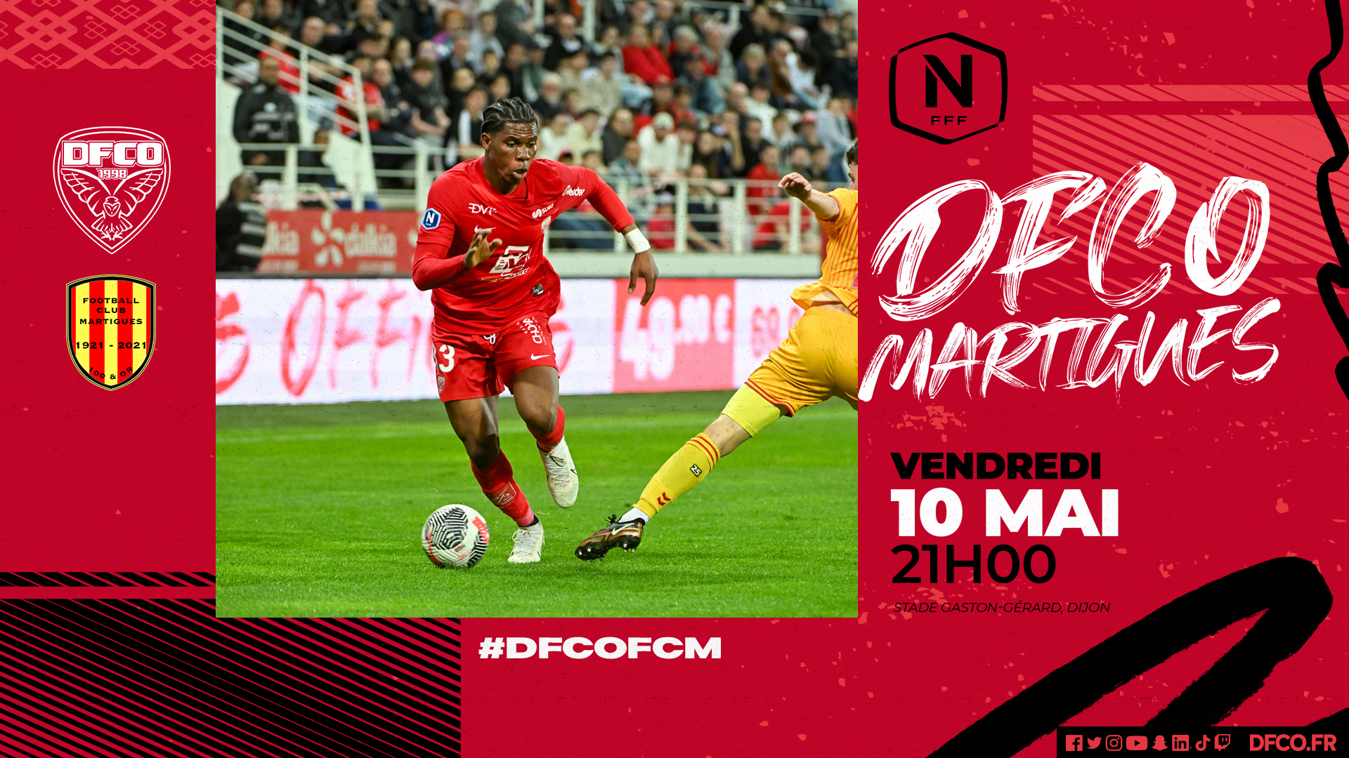 DFCO – Martigues : la der’ à Gaston Gérard !