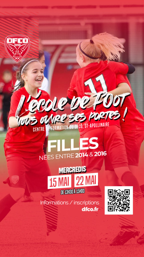 L&rsquo;Ecole de Foot Féminine ouvre ses portes!