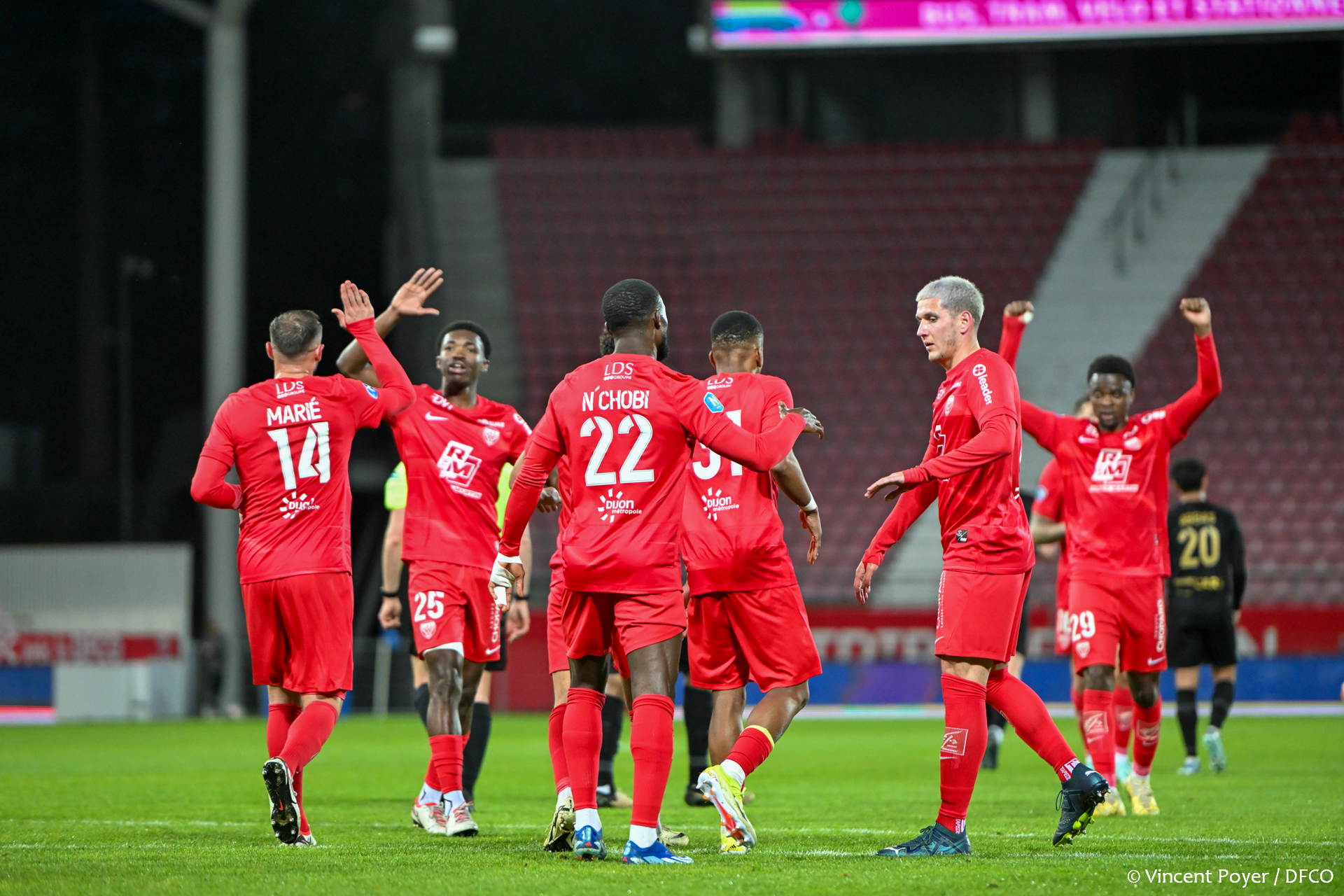 Le groupe dijonnais pour affronter Rouen