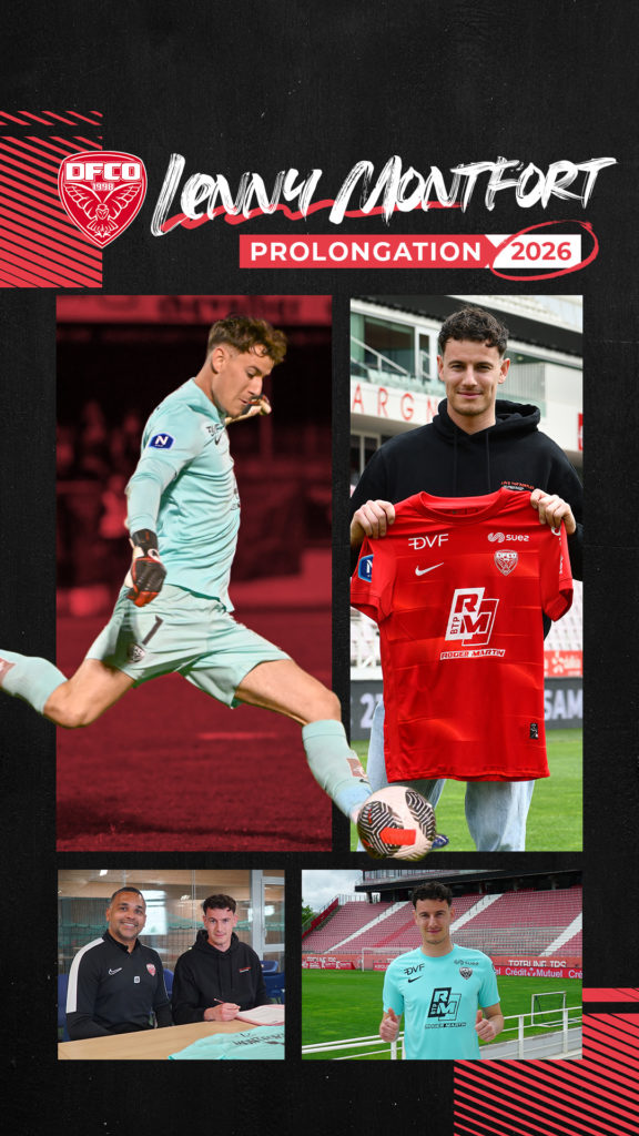 Lenny Montfort prolonge 2 ans au DFCO