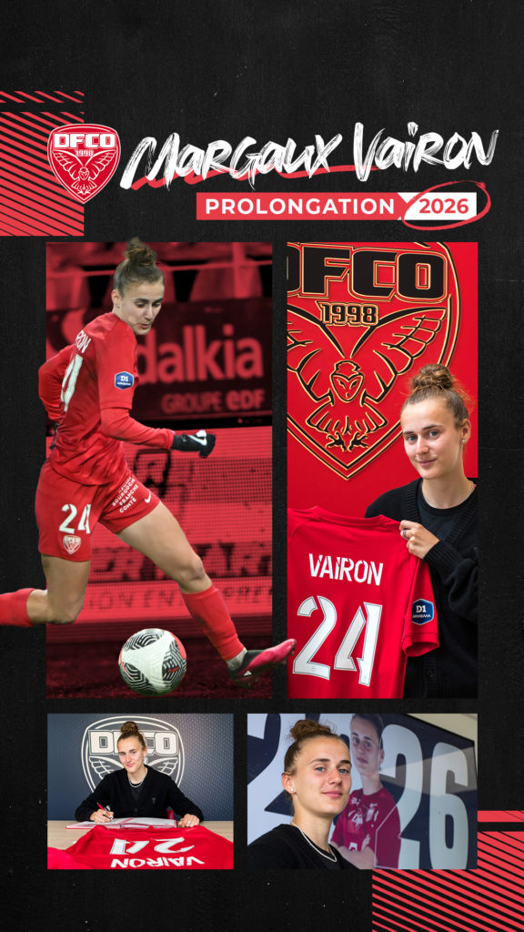2 ans de plus pour Margaux Vairon au DFCO !