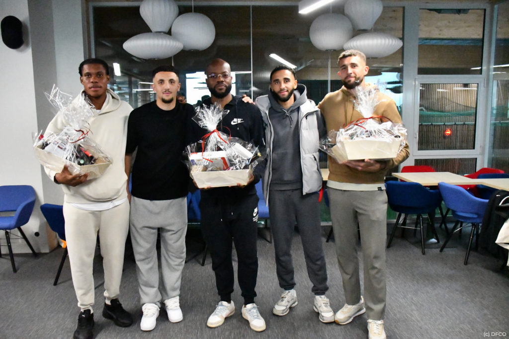 Les joueurs honorés par les Téméraires