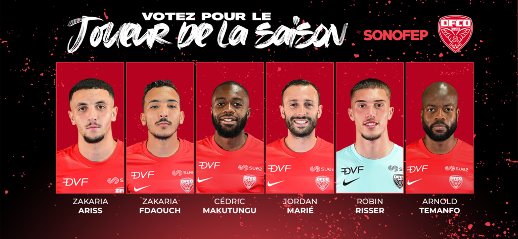 Joueur de la saison : élisez votre Dijonnais préféré !