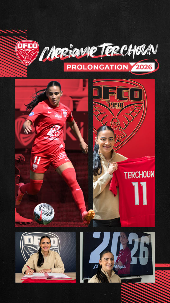 Meriame Terchoun prolonge de 2 ans au DFCO