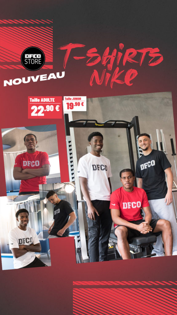 3 nouveaux t-shirts DFCO en boutique !
