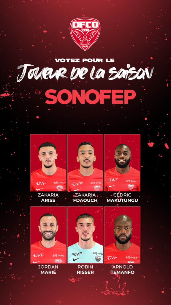 Joueur de la saison : élisez votre Dijonnais préféré !