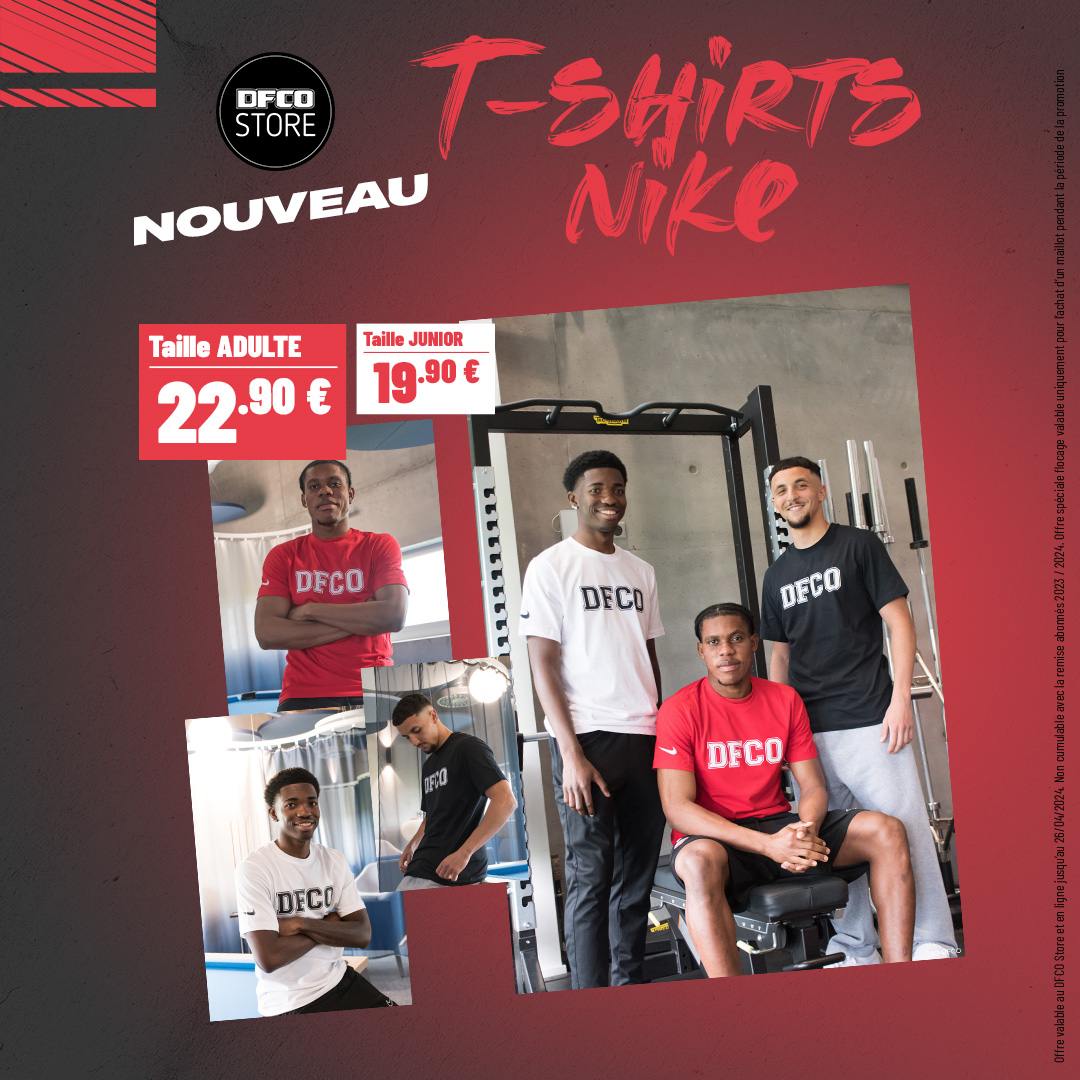 3 nouveaux t-shirts DFCO en boutique !