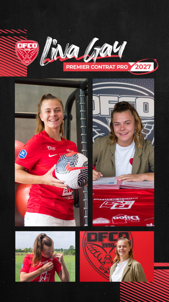 Lina Gay signe pro au DFCO !