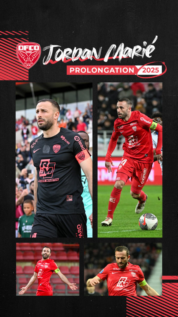 Une 21e saison au DFCO pour Jordan Marié !