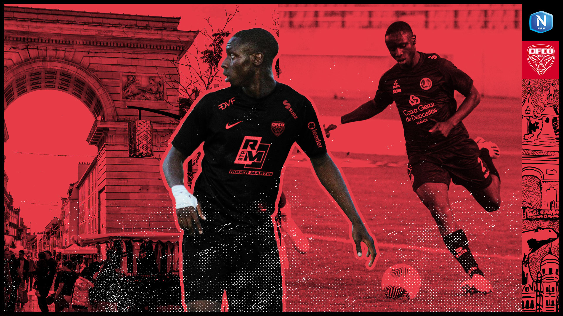 Ismail Diallo poursuit son ascension au DFCO !