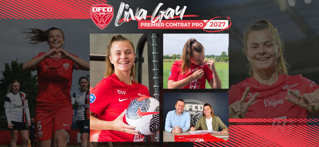 Lina Gay signe pro au DFCO !