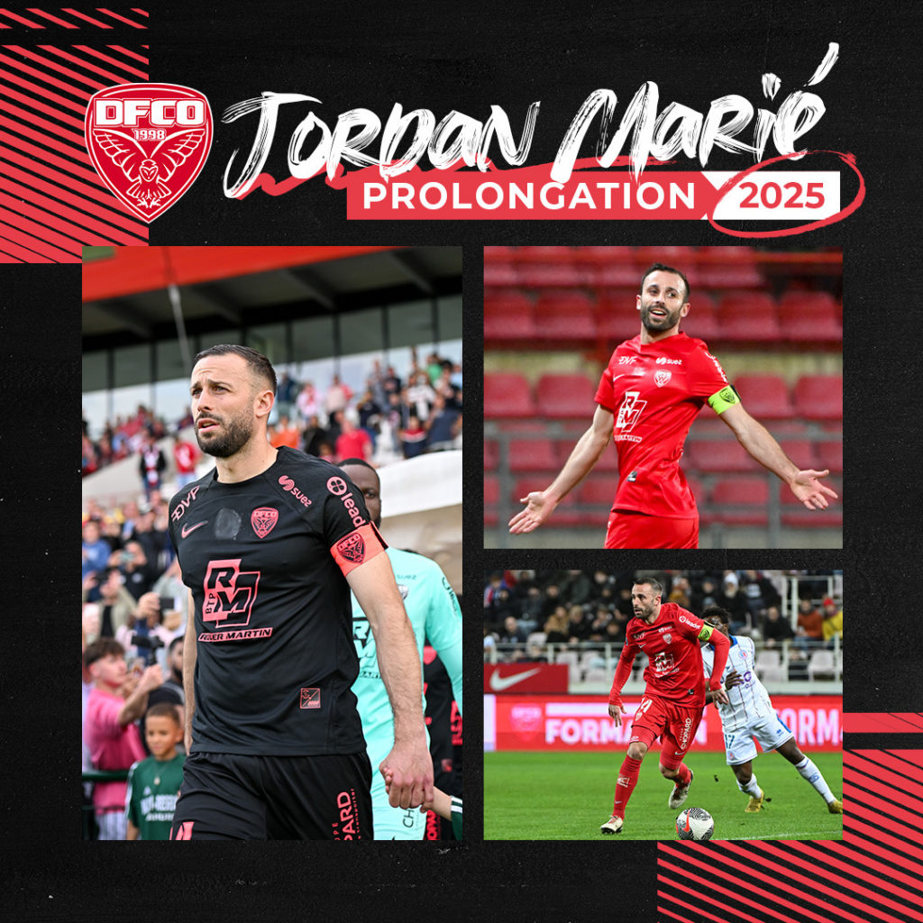 Une 21e saison au DFCO pour Jordan Marié !