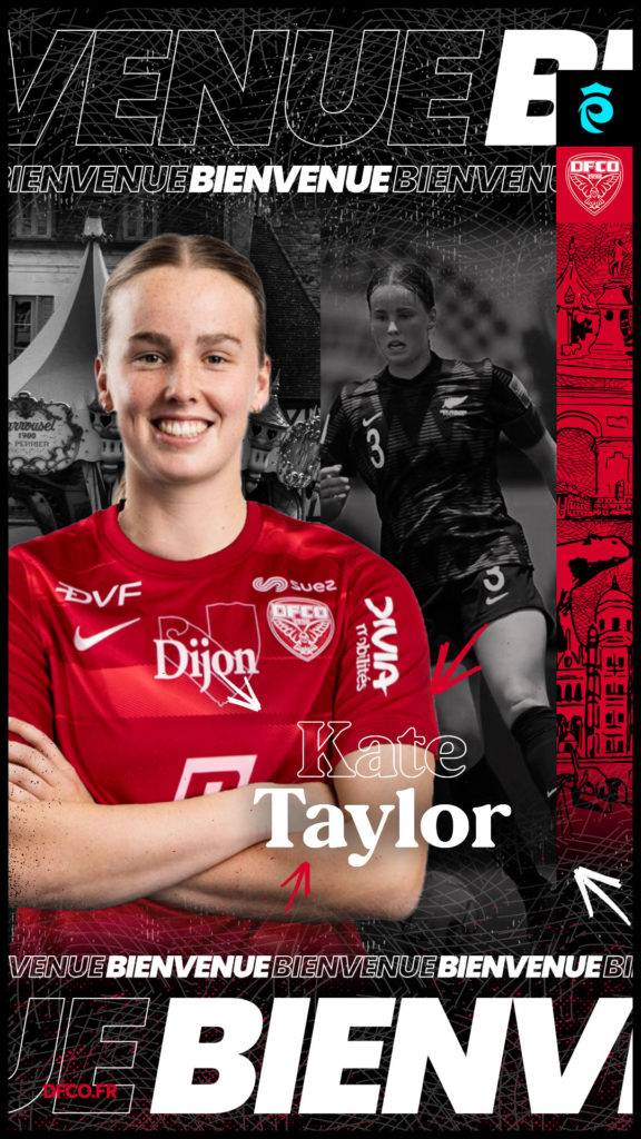 Kate Taylor, une « Kiwi » au DFCO !