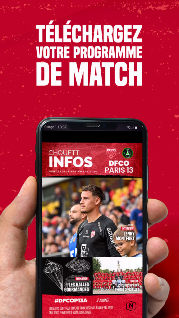 DFCO – Paris 13 Atletico : Téléchargez votre Chouett&rsquo;Infos