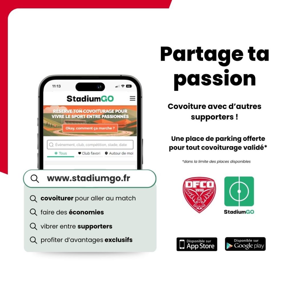 StadiumGo à Gaston-Gérard : 1, 2, 3 covoiturez !
