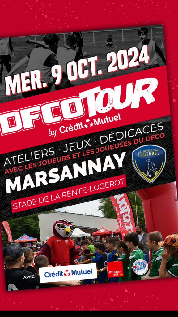 Le DFCO TOUR à Marsannay-la-Côte le 9 octobre !