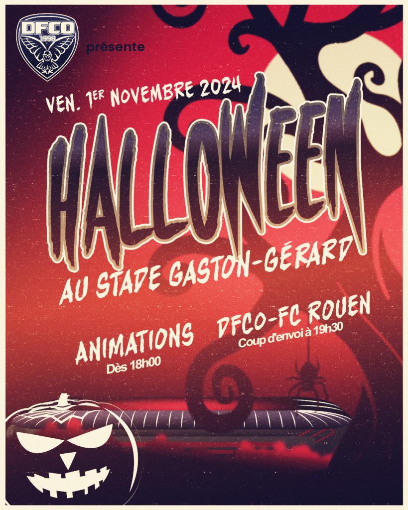 Halloween au Manoir Gaston-Gérard pour DFCO-Rouen !