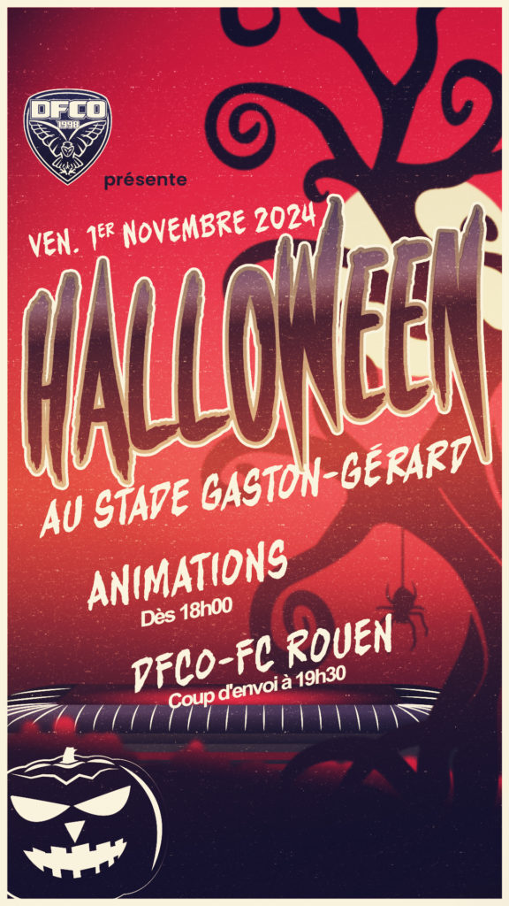 Halloween au Manoir Gaston-Gérard pour DFCO-Rouen !