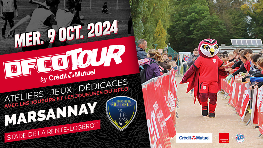 Le DFCO TOUR à Marsannay-la-Côte le 9 octobre !