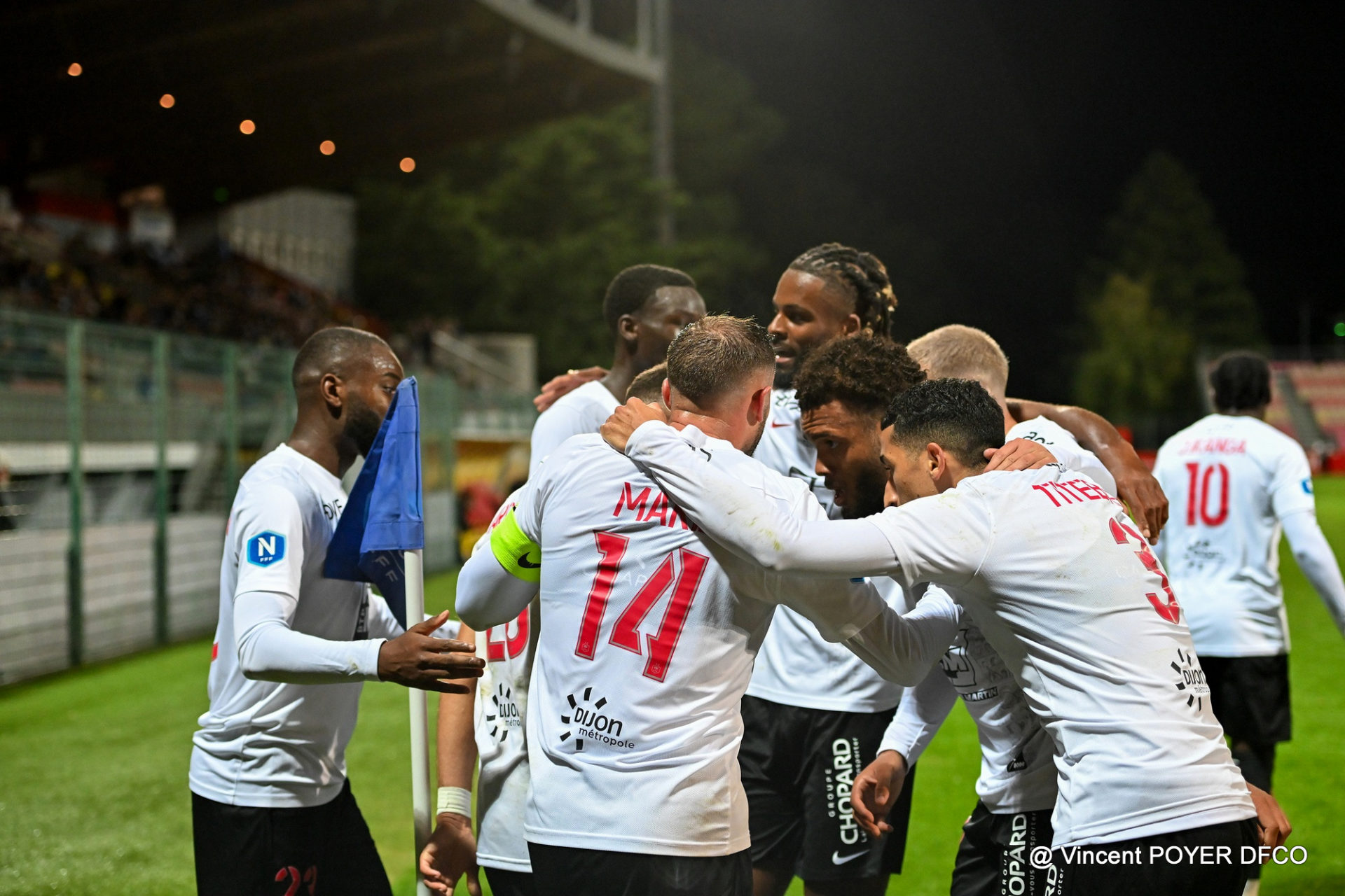 Le groupe du DFCO face à l&rsquo;USCD