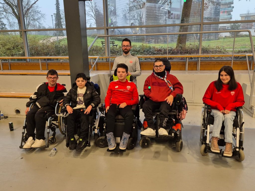 Foot-fauteuil : Premier samedi réussi !